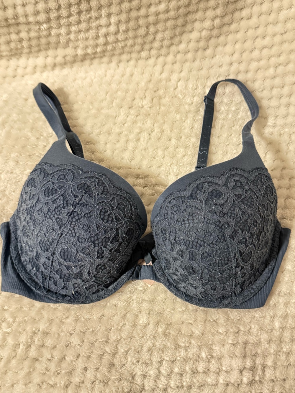 Victoria's Secret Blue Lace Bra